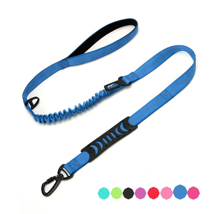 Going Out Explosion-Proof Rush Dog Leash Elastic Reflection