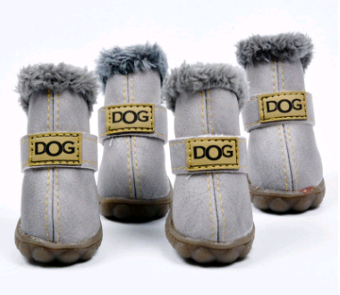 Thick Dog Snow Boots