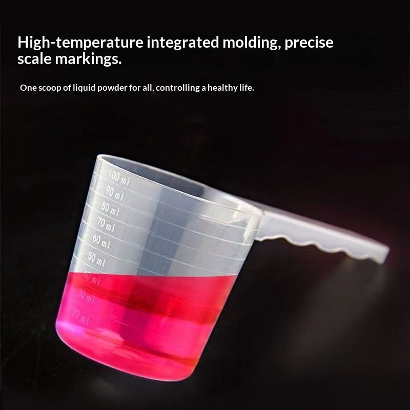 Milliliter Liquid Transparent Plastic Measuring Spoon For Milk Powder