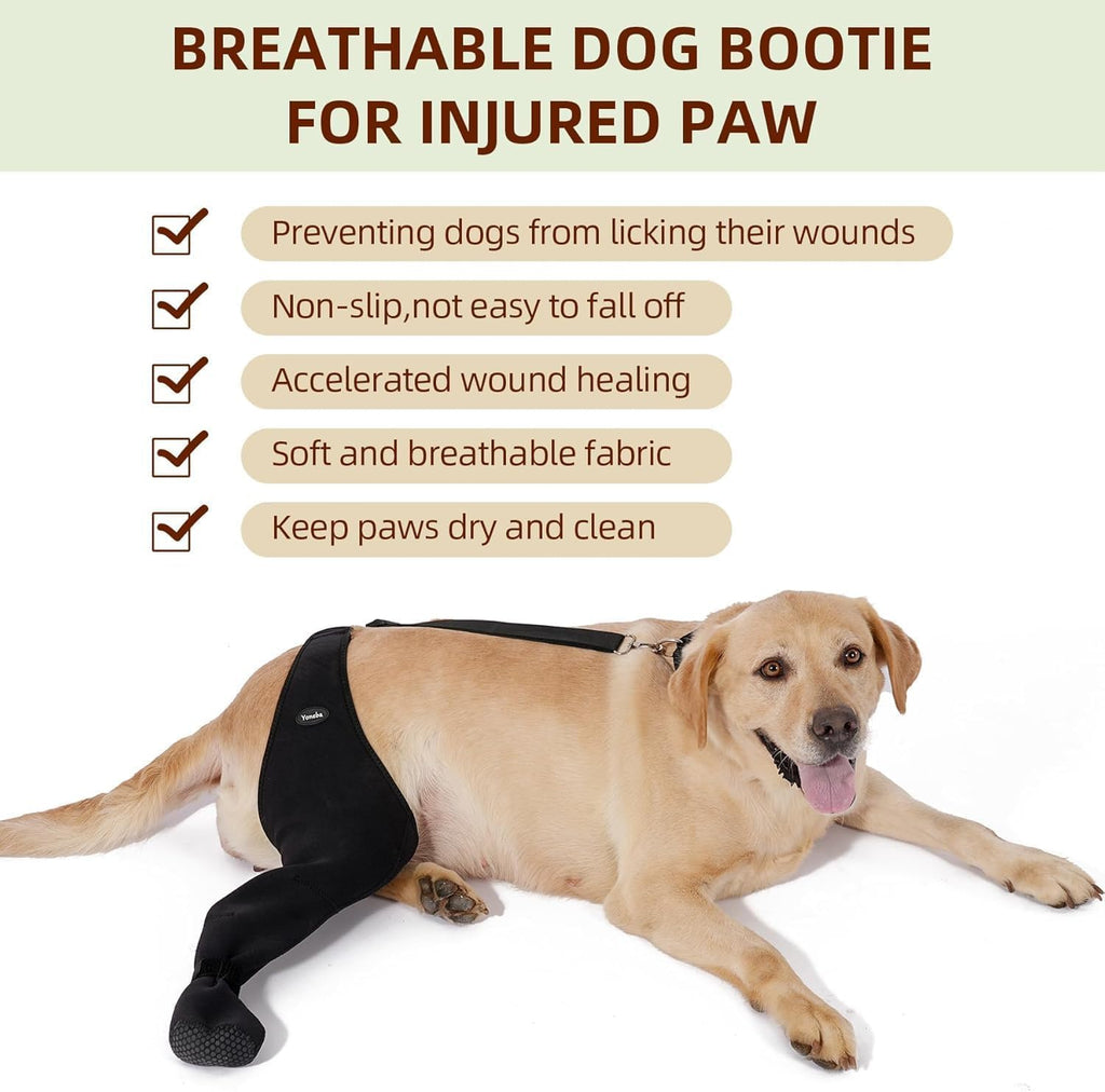 Dog Socks To Prevent Licking Paws , Breathable Leg Sleeve To Stop Licking And Biting, Firm And Secure Adjustable Size Dog Recovery Sleeve So