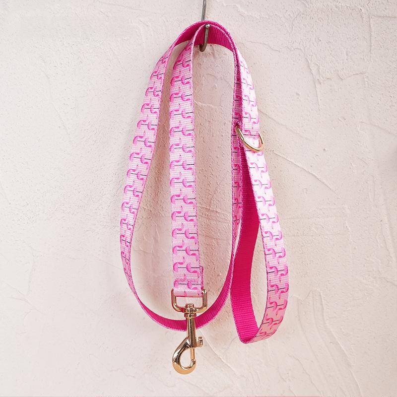 Self-Designed Soft Dog Collar Leash Set