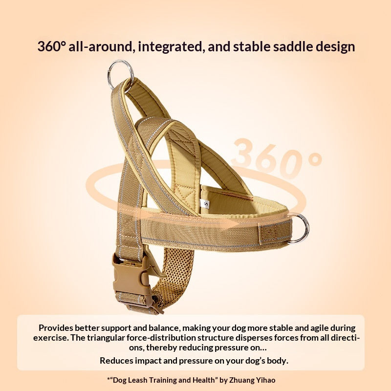 Double D-Ring Explosion-Proof Tactical Dog Harness