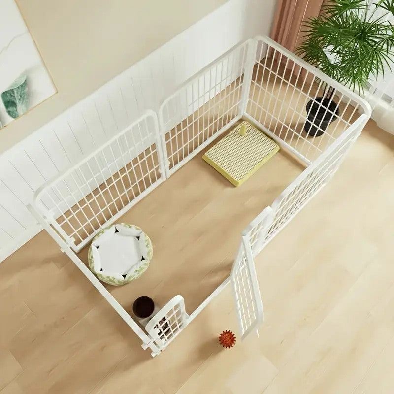 6Panel Dog Pet Puppy Playpen Metal Indoor Outdoor Dog Fence For Small Medium Dog