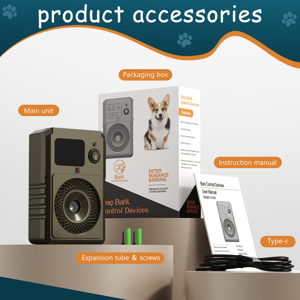 Ultrasonic Anti-Barking Device Model 801