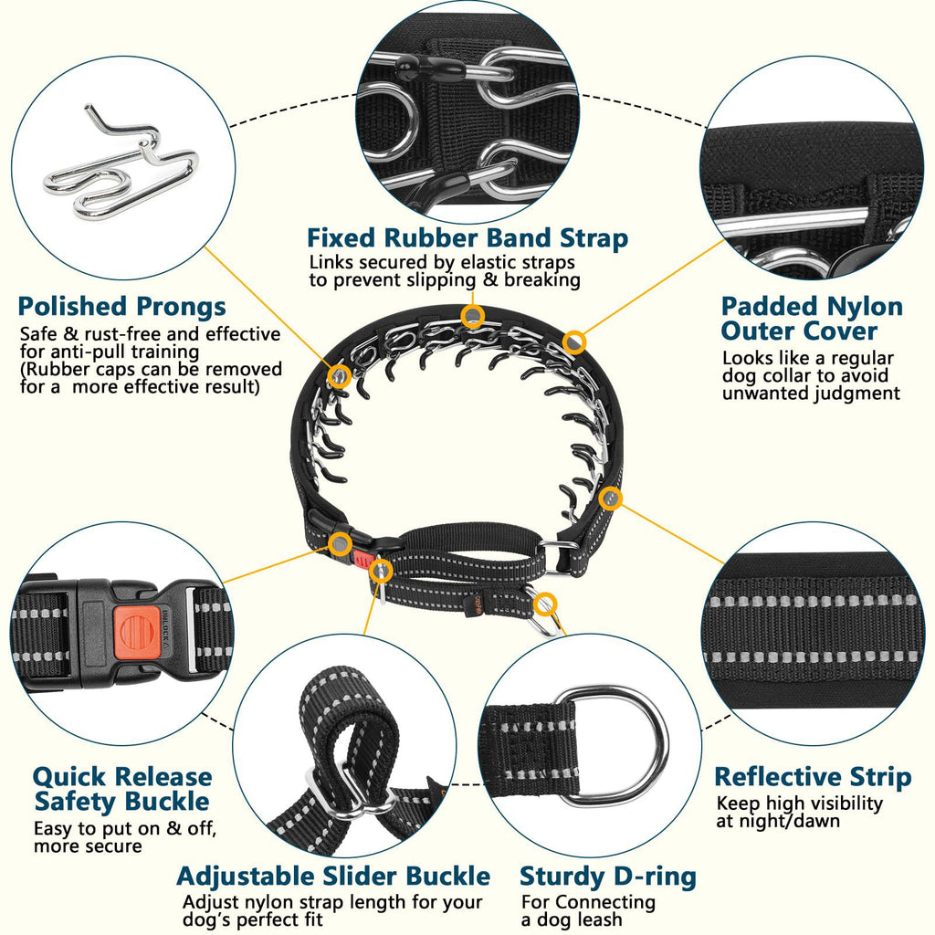 No-Pull Martingale Dog Training Collar