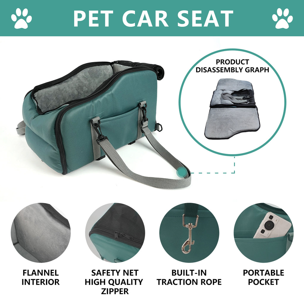 Removable Washable Portable Car Pet Kennel