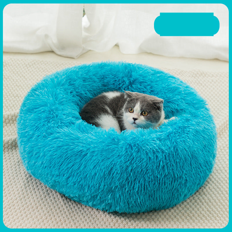 Plush Warm Dog Bed for Winter