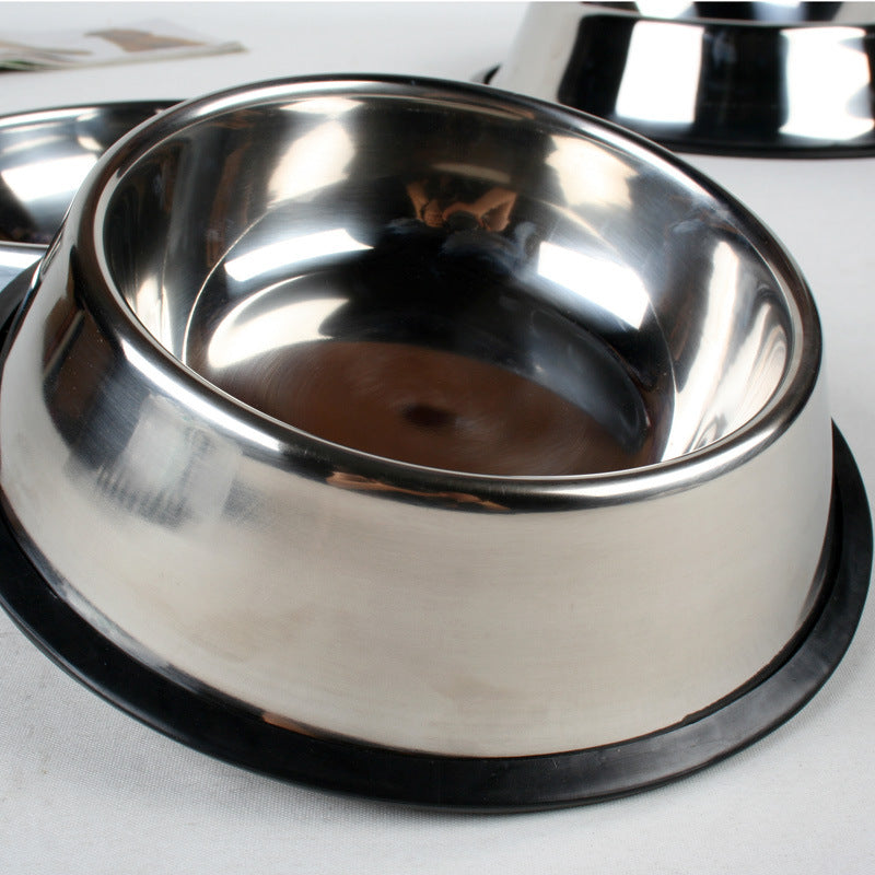 Non-Slip Stainless Steel Pet Bowls