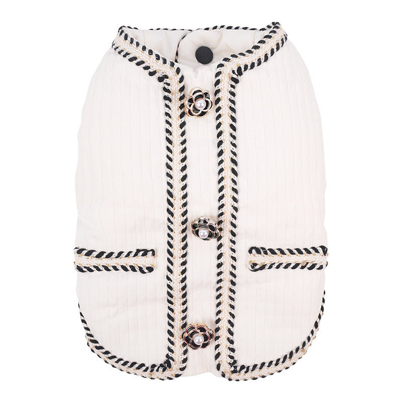Warm Quilted Pet Coat For Autumn And Winter