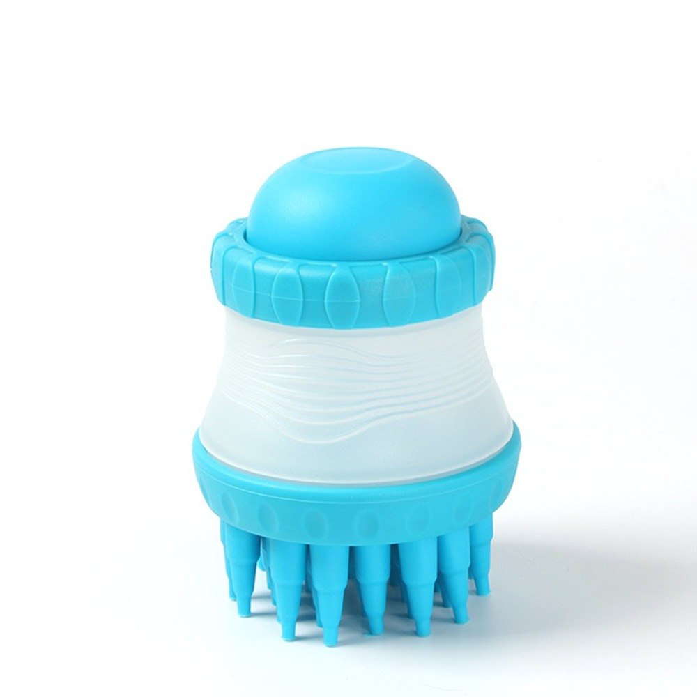 Silicone Dog Washing Brush with Shampoo Reservoir