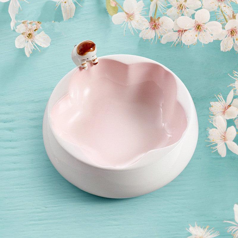 Pet Drinking Water Bowl Dog Bowl Rice Bowl