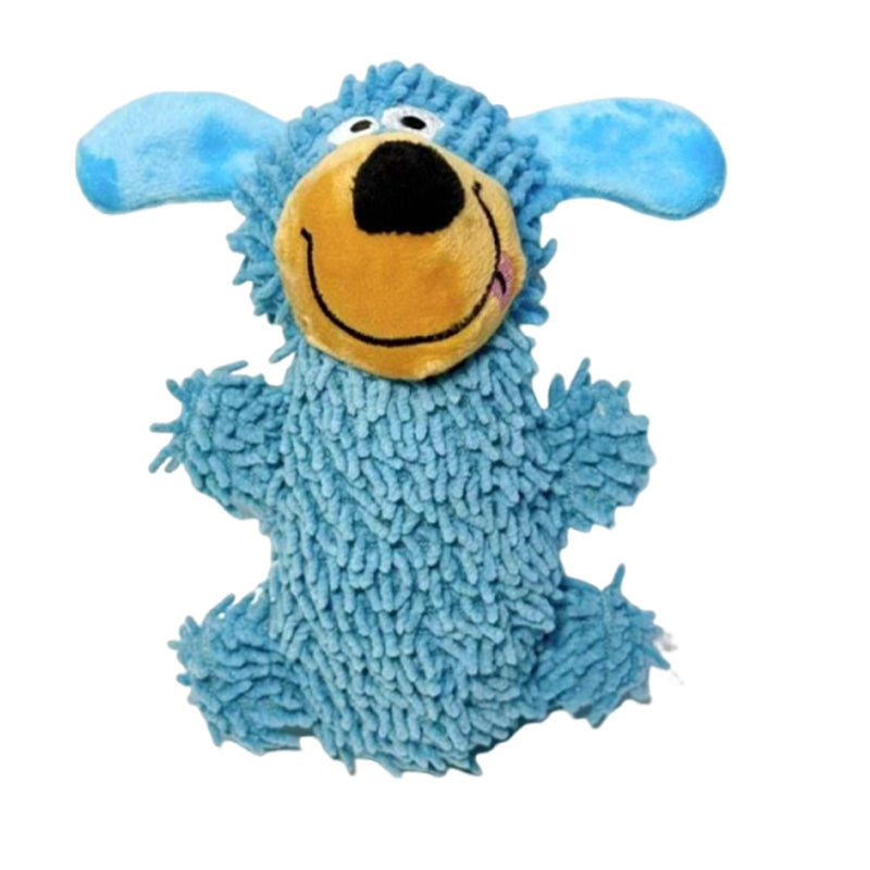 Plush Squeaky Teething Dog Toy