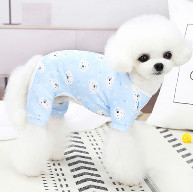Spring Autumn Cotton Puppy Dog Pajamas
