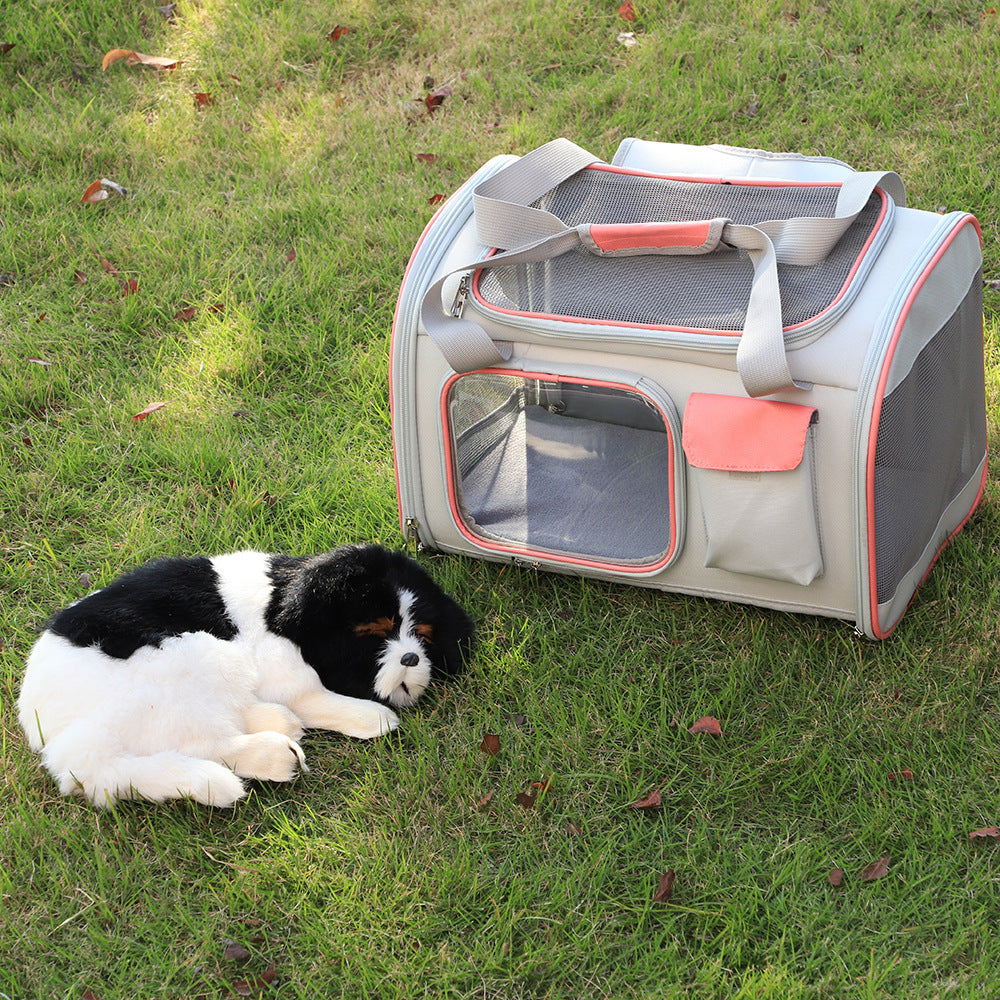 Portable Shoulder Foldable Dual-Purpose Pet Bag