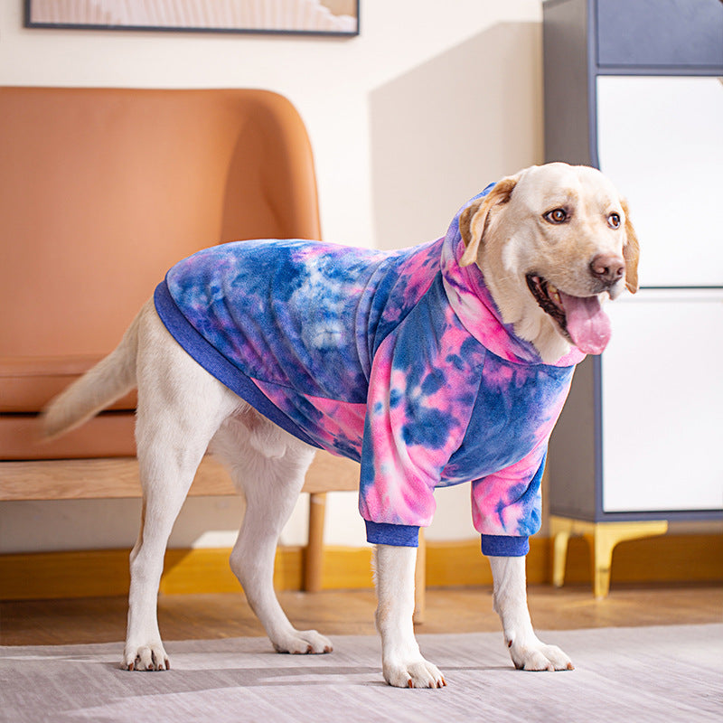 Tie-Dye Dog Hoodie