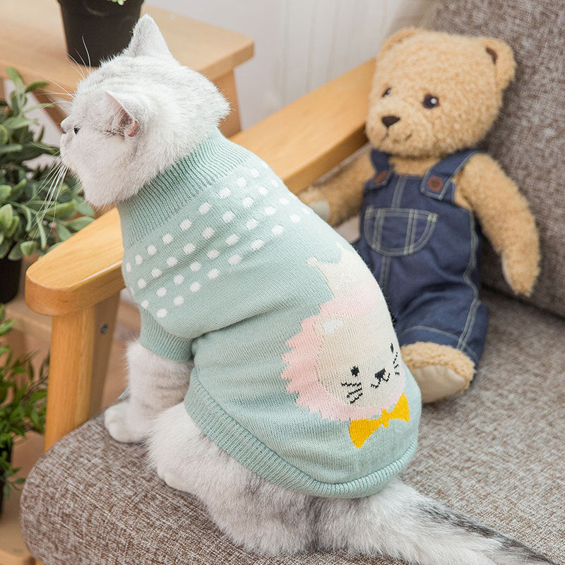 Wool Dog Sweater