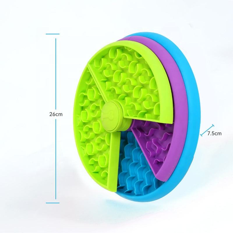 3In1 Interactive Dog Puzzle Feeder, Rotating Anti-Choking Slow Feeder Bowl & Lick Mat, Mental Stimulation Foraging Toy For Medium & Large Do
