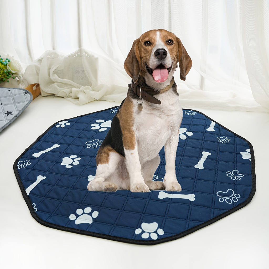 Washable Octagonal Dog Potty Pad