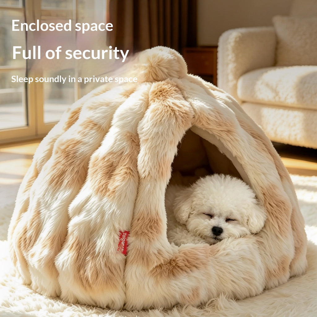 Detachable And Washable Warm Dog Bed