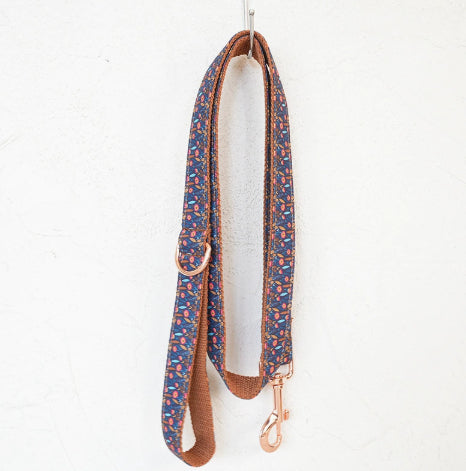 Tongmeng Garden Dog Collar Pet Supplies Export Leash Set Rose Gold Buckle