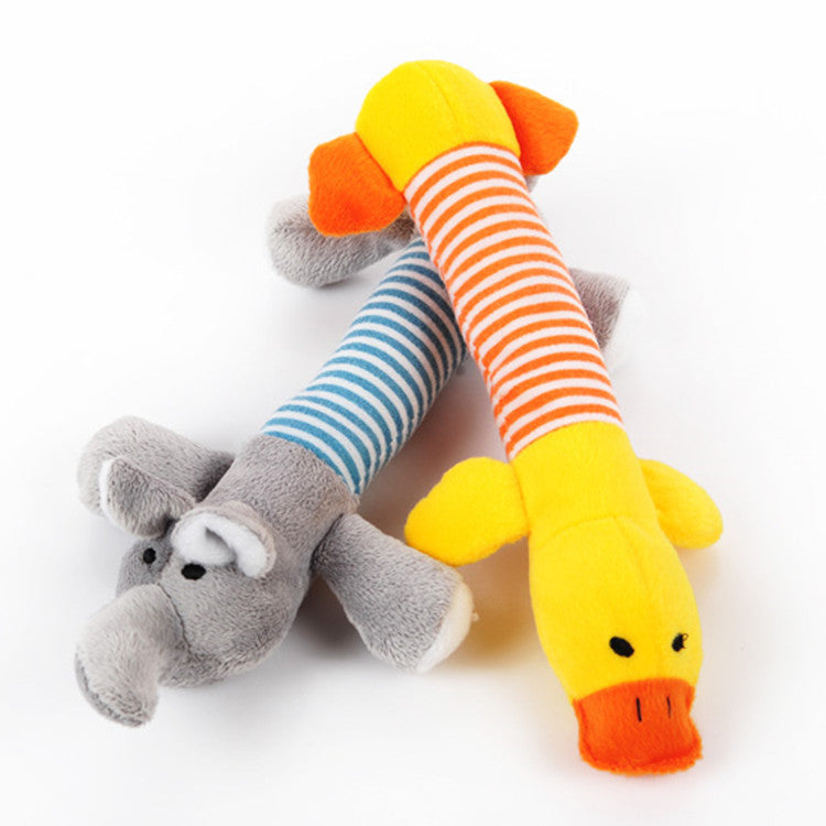 Long Four-Legged Elephant Pet Plush Toy