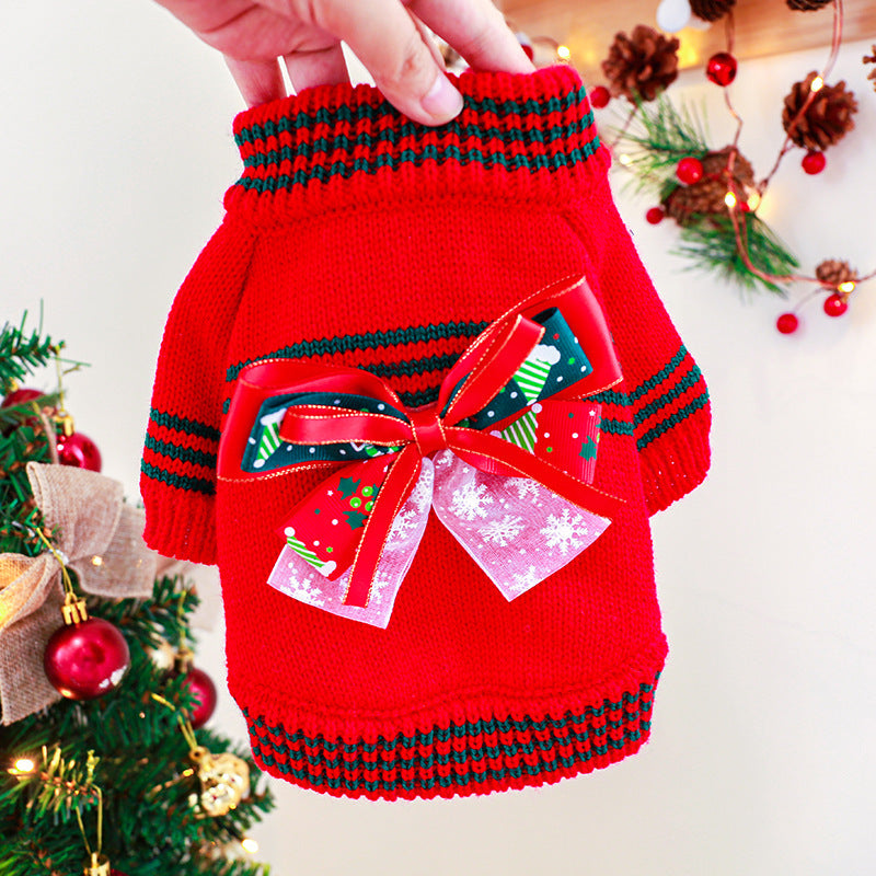 Warm Christmas New Year Dog Clothes