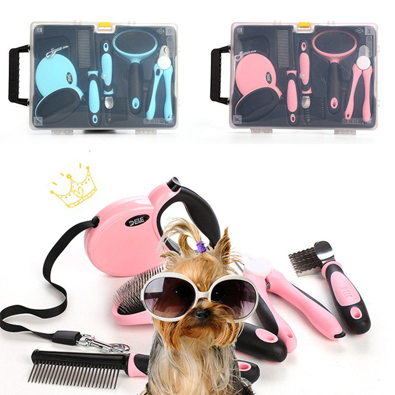 Five-Piece Pet Cleaning And Grooming Set