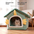 Winter Semi-Enclosed Warm Pet Bed