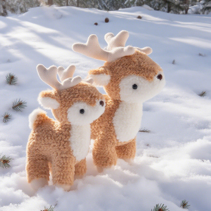 Reindeer Plush Toy Christmas Ornament