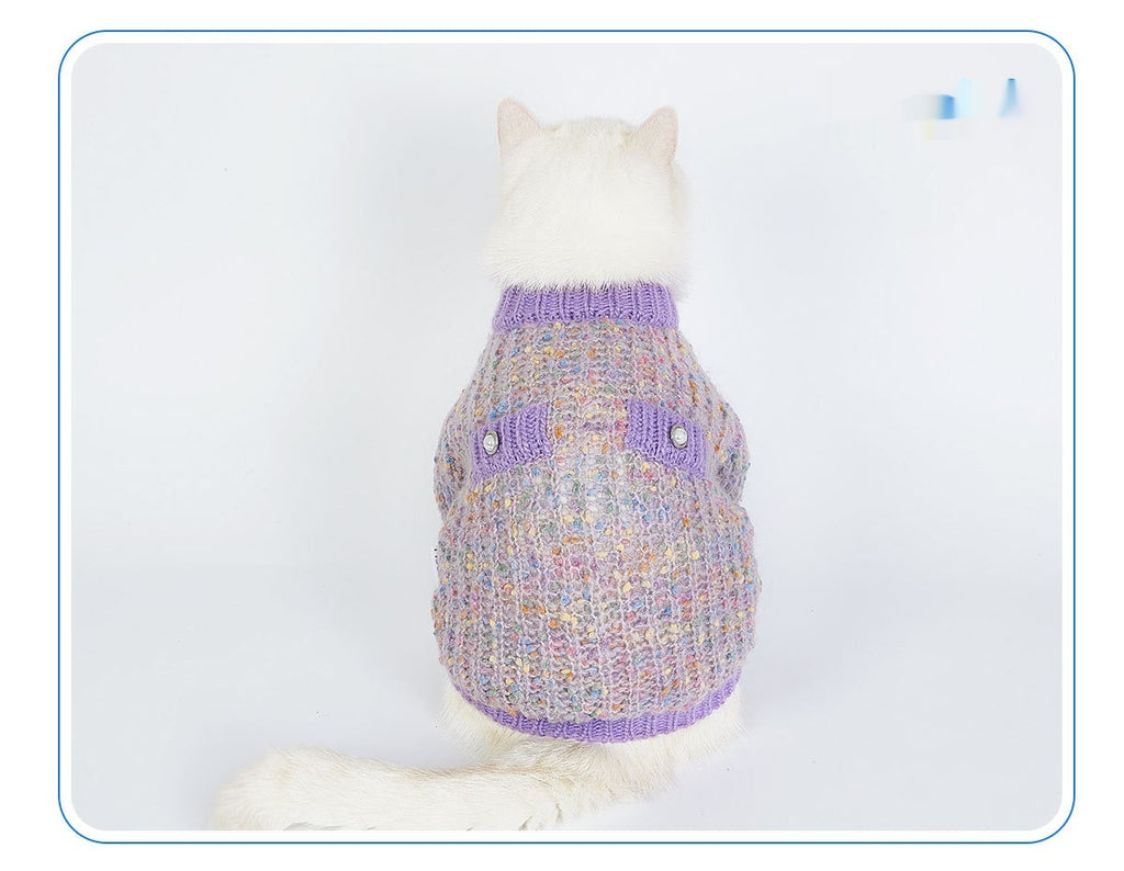 Soft Dog Cardigan Sweater