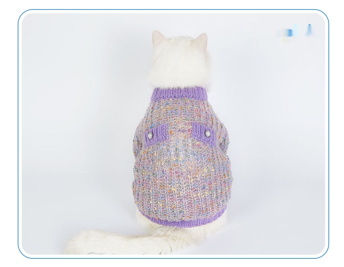 Soft Dog Cardigan Sweater