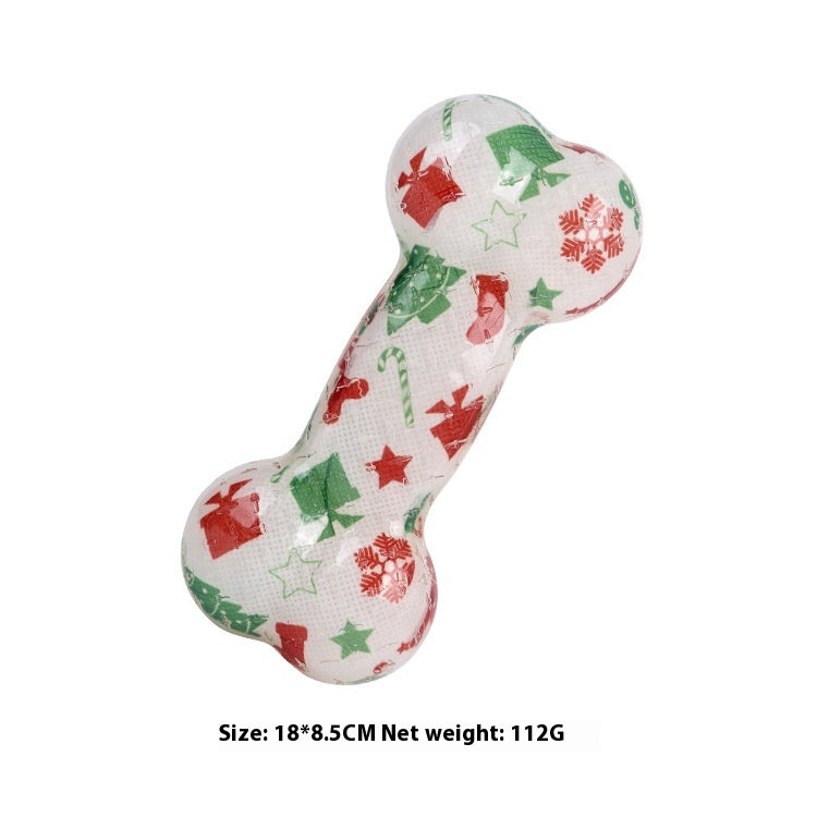 Printed Bone Tpr Material Nibbling Sound Toy