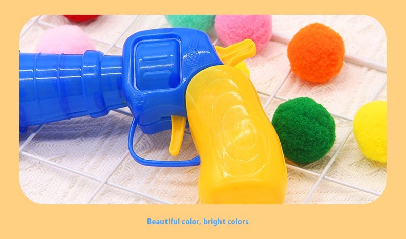 Interactive And Fun Relieving Toy Gun Plush Ball