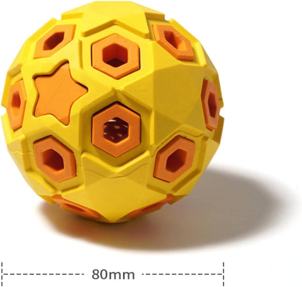 Dog Toy Bite-Resistant Anti-Stuffy Rugby Pet Big Dog Puppy Sound Tooth Cleaning Molar Toy