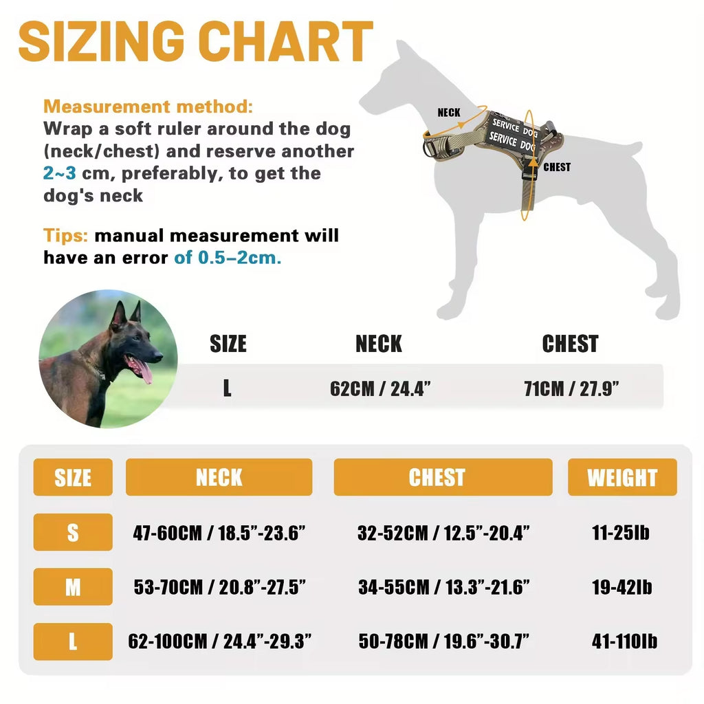 Tactical No-Pull Dog Harness With Handle
