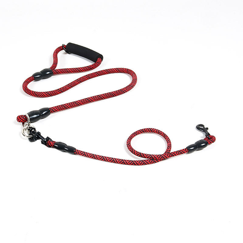 Pet Dog Leash Traction Wear-Resistant Multi-Head Dog Leash