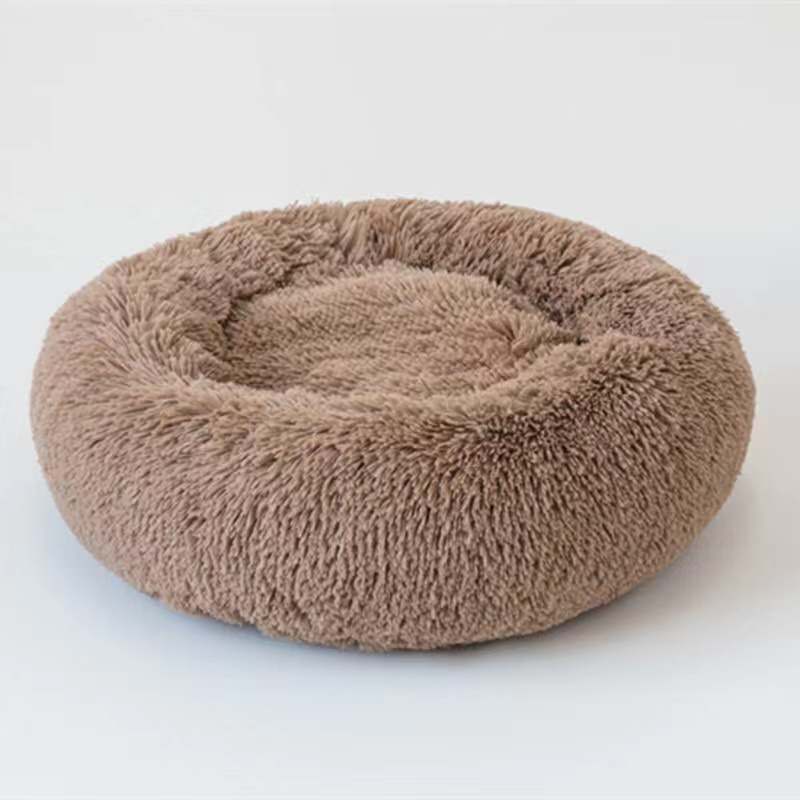 Washable Round Plush Pet Kennel