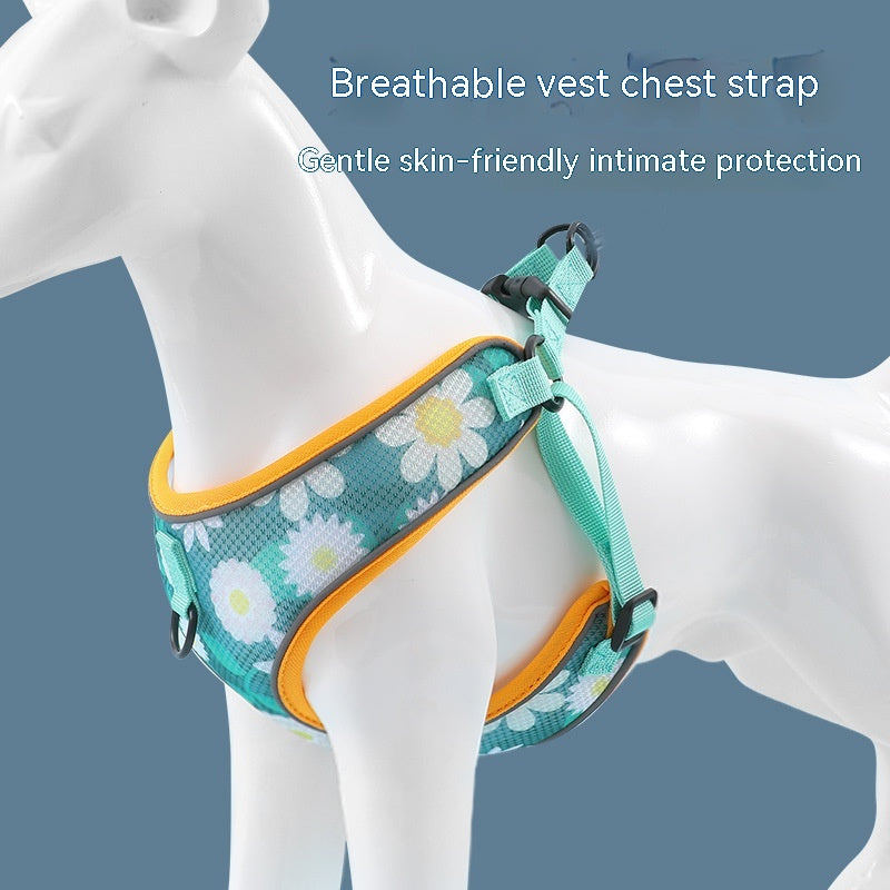 Pet Hand Holding Rope Vest-Style Dog Reflective Explosion-Proof
