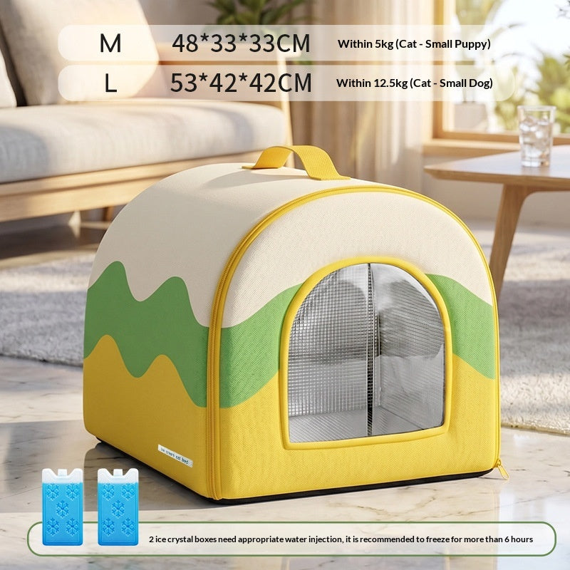Portable Cooling Dog Bed All-Season Universal Use