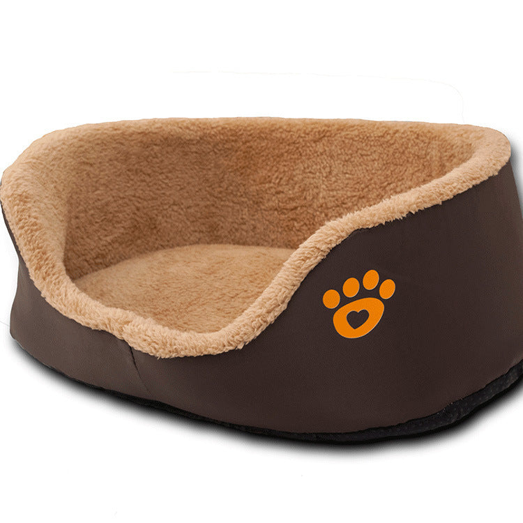Soft Warm Round Dog Bed Sofa