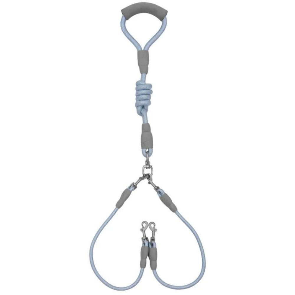 Double Dog Leash For 2 Dogs Nylon Rope Dual Leash For Small Medium Dogs With Soft Foam Handle Pet Leash Double Free