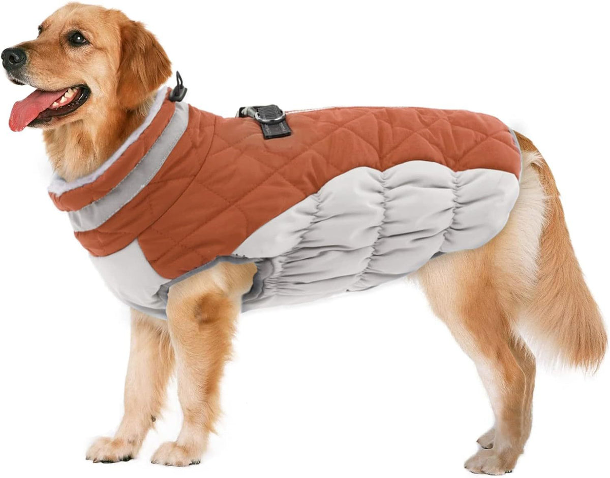 Warm Padded Winter Dog Coat