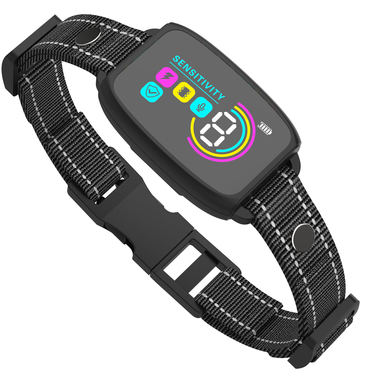 Smart Rechargeable Waterproof Anti-Bark Dog Collar