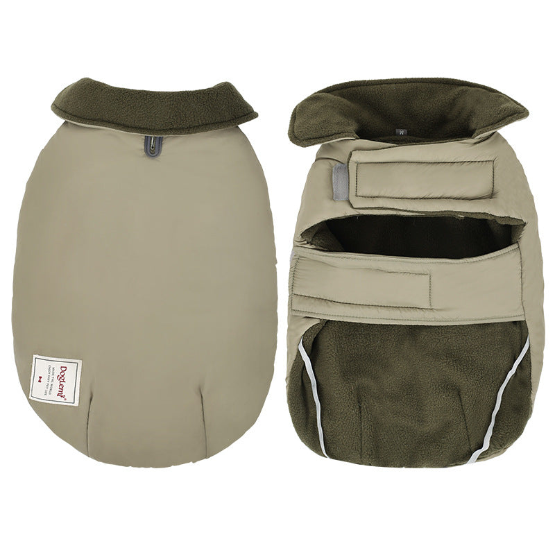 Solid Color Turtleneck Dog Cotton Vest