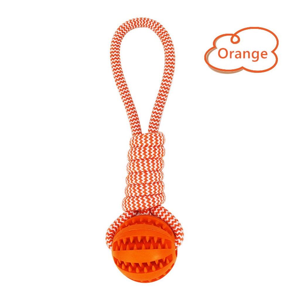 Interactive Rubber Rope Chew Toy Ball