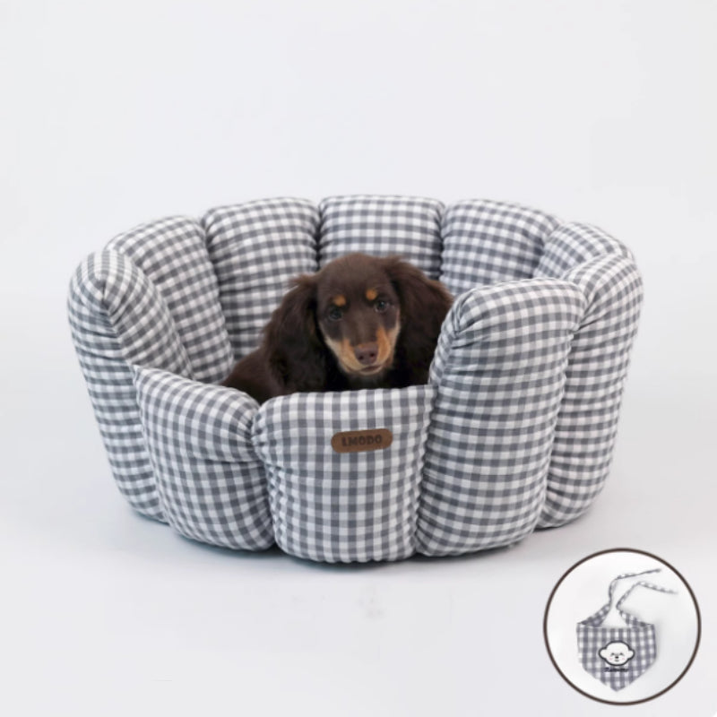 Plaid Pet Bed For All Seasons