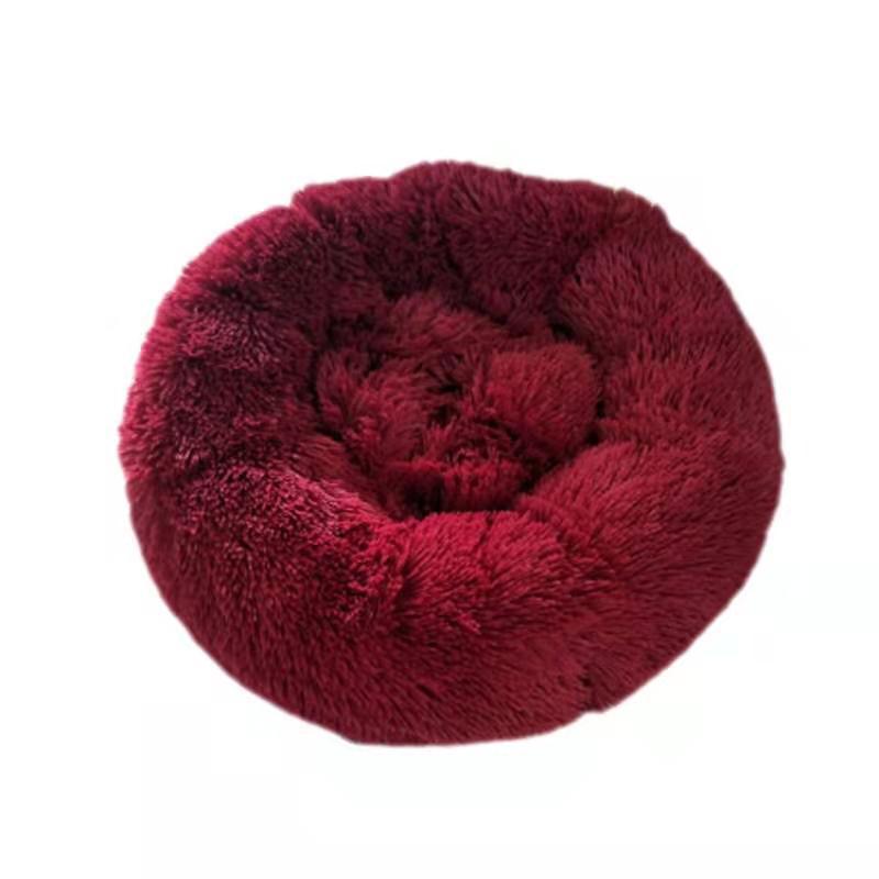 Thick Plush Round Pet Kennel