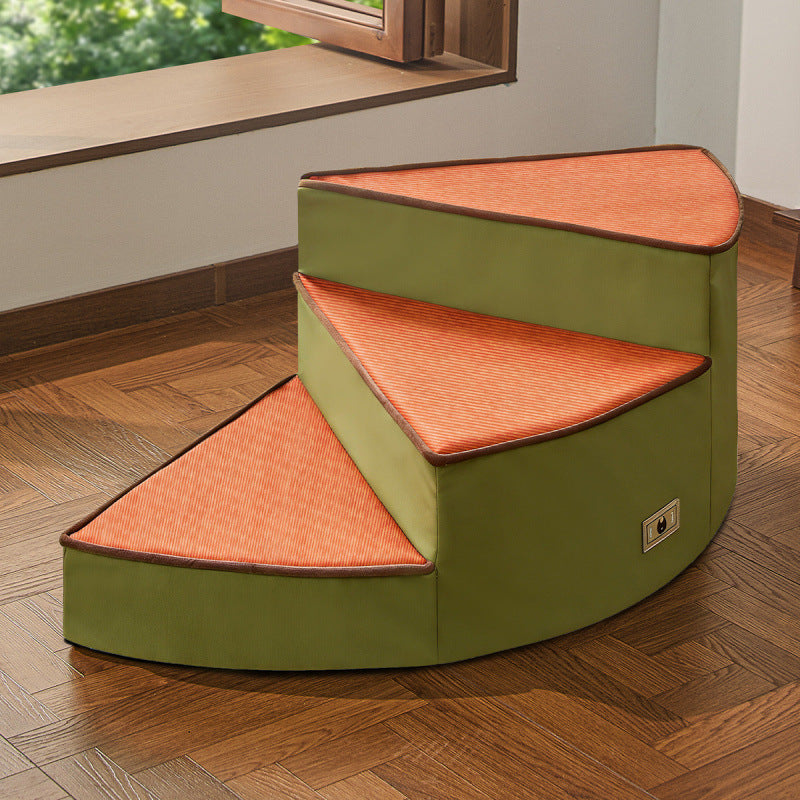 Non-Slip, Removable And Washable Small Sponge Rotating Pet Ladder