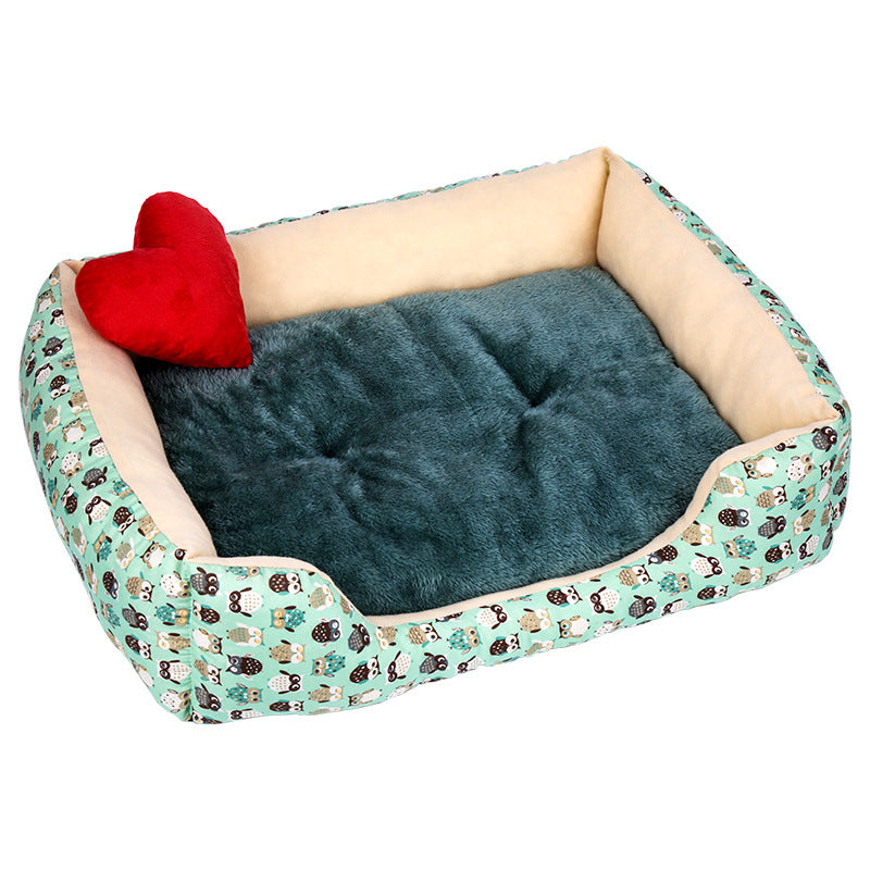 Warm Plush Pet Bed