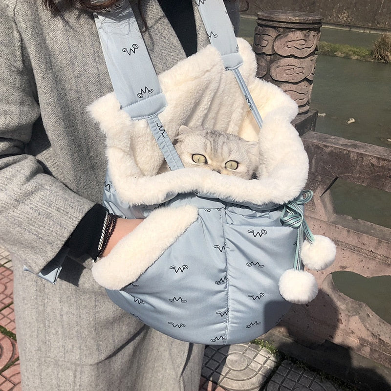 Pet Carrier Backpack for Winter Travel